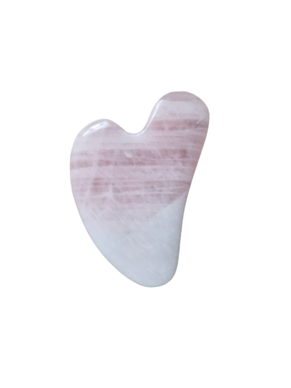 Gua sha cuarzo rosa